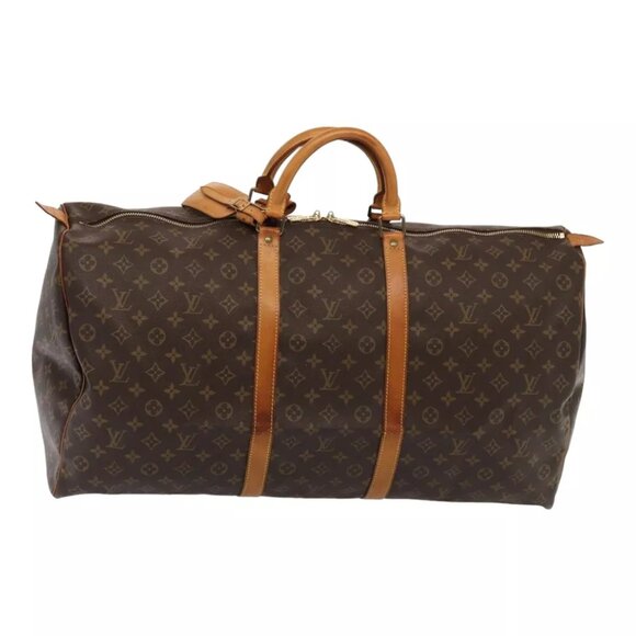 LOUIS VUITTON Monogram Keepall 60 Boston Bag M41422 LV Auth 83061 - Picture 1 of 16